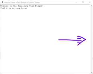 How to Create a Text Widget in Python Tkinter