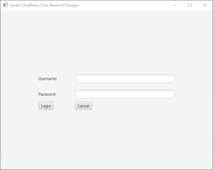 JavaFX GridPane: Grid-Based UI Designs