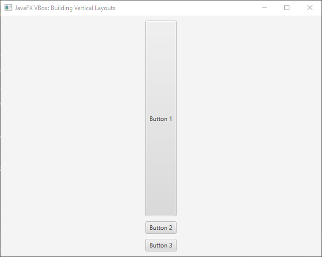 JavaFX VBox: Building Vertical Layouts