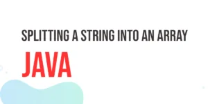 Read more about the article Splitting a String into an Array in Java