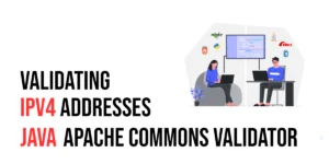 Read more about the article Validating IPv4 Addresses in Java with Apache Commons Validator