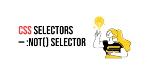 Read more about the article CSS Selectors: :not() Selector