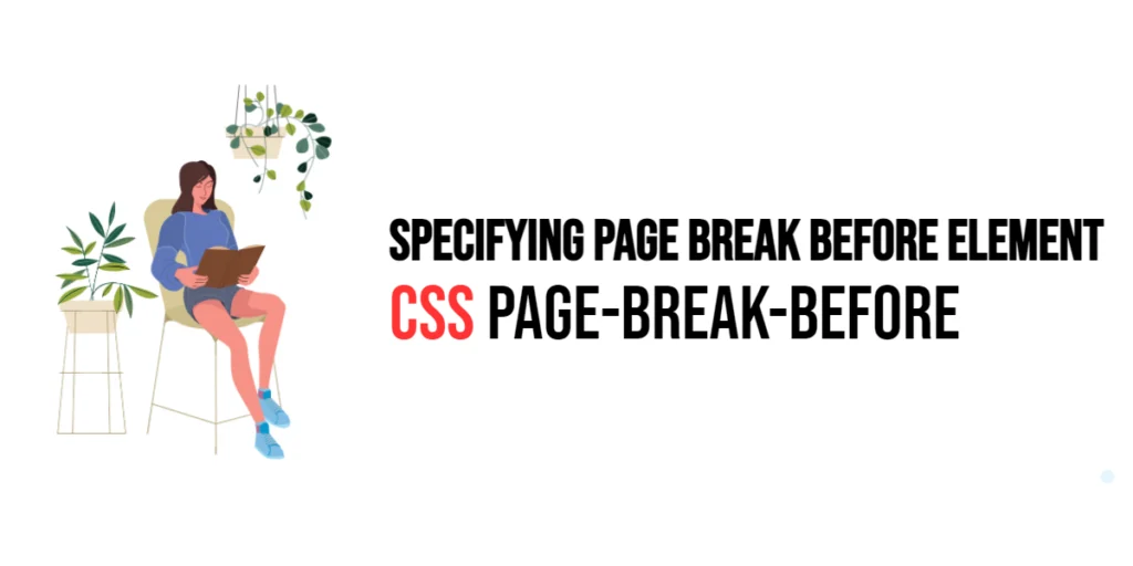 css page-break-before