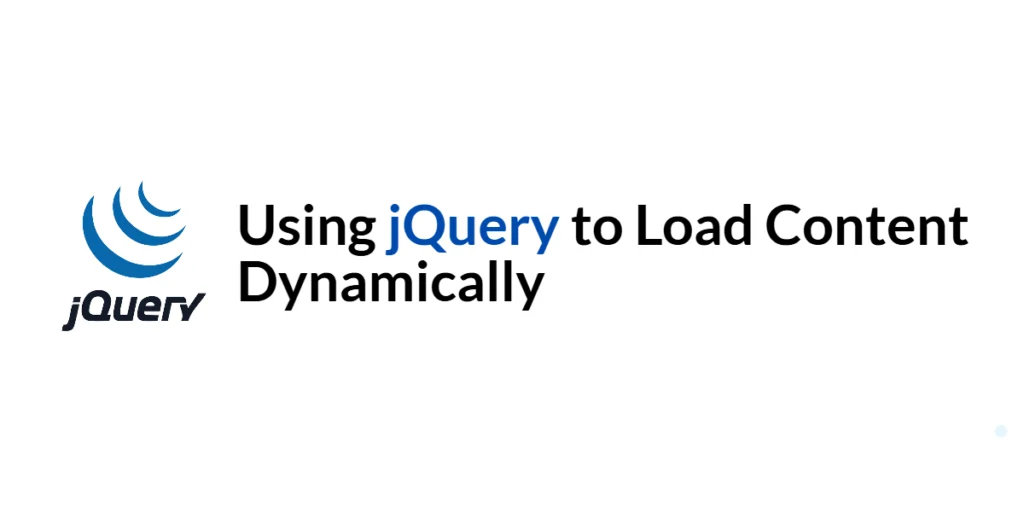 jquery Loading content dynamically