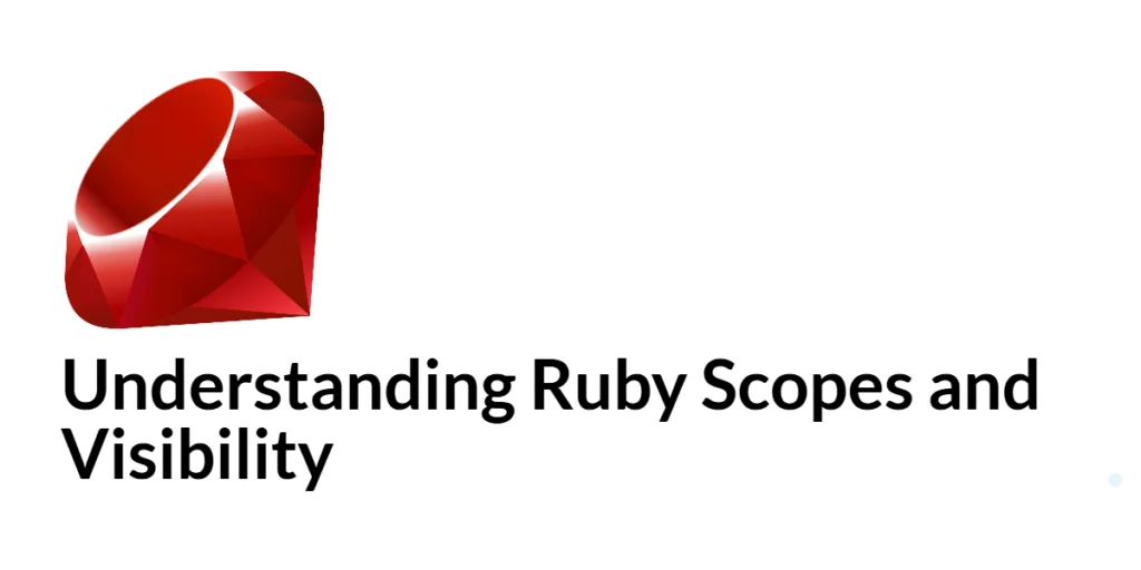 Ruby Scope and visibility