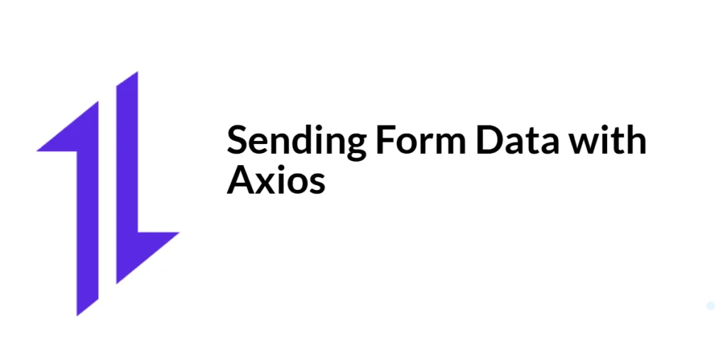 axios form data
