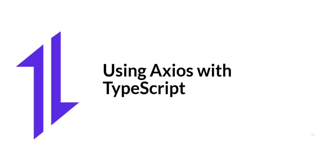 Axios with TypeScript