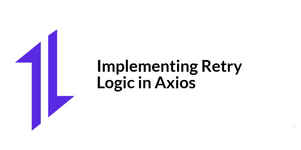 axios Retry logic