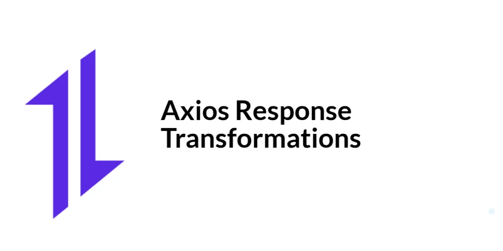 Axios Response transformations