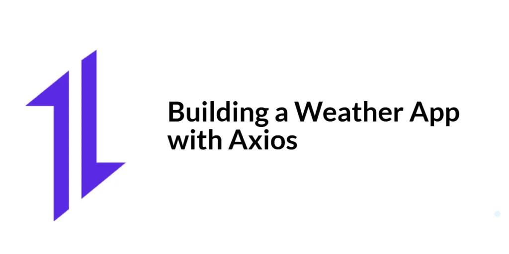axios weather app