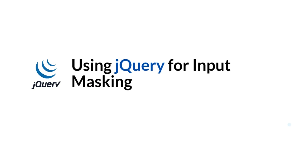 jquery Input masking