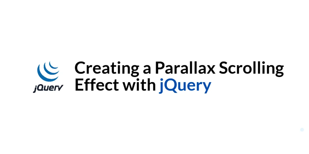 jQuery parallax scrolling effects