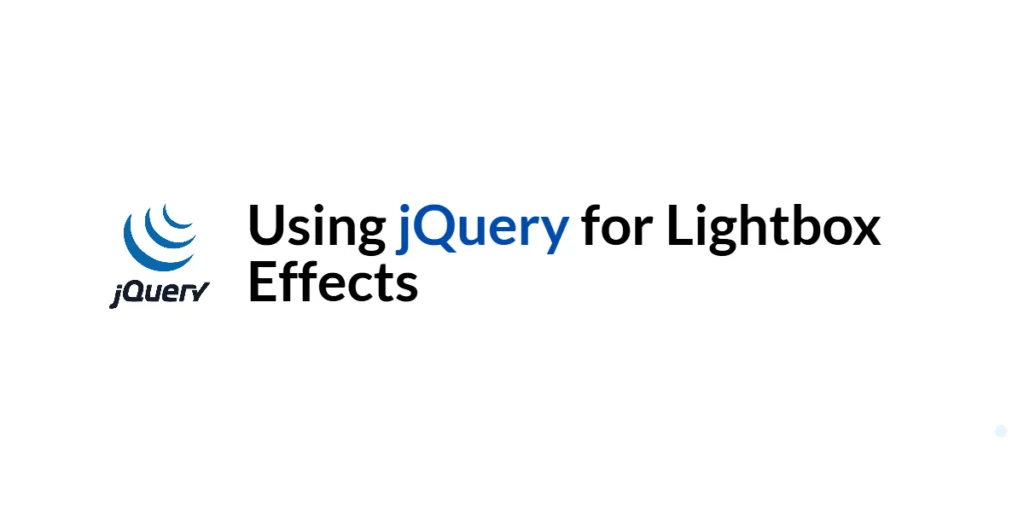 Lightbox effects
