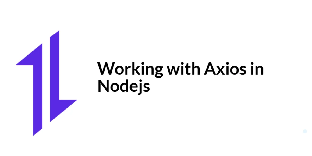 Axios in Nodejs