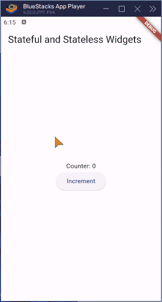 Flutter Widgets [Stateless & Stateful]