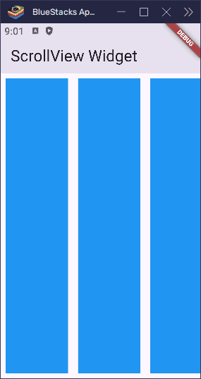 Flutter SingleChildScrollView Widget