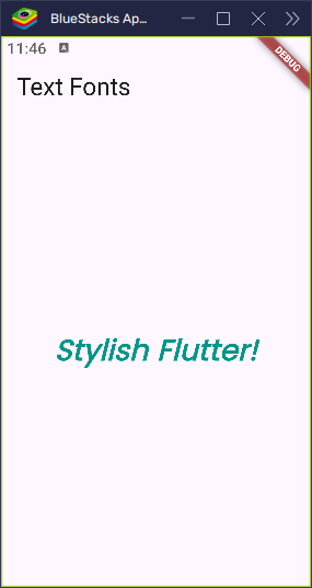 Flutter: Text Widget – Setting Text Font