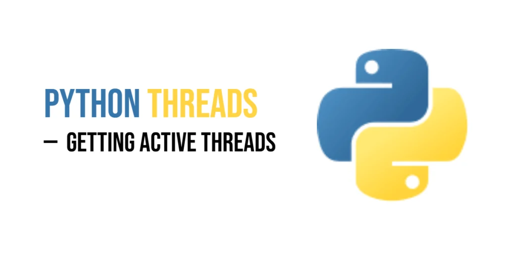 python Active threads