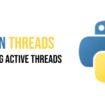 python Active threads