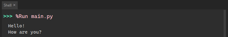 Python: The print Function