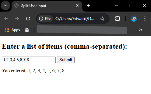 JavaScript Splitting Strings