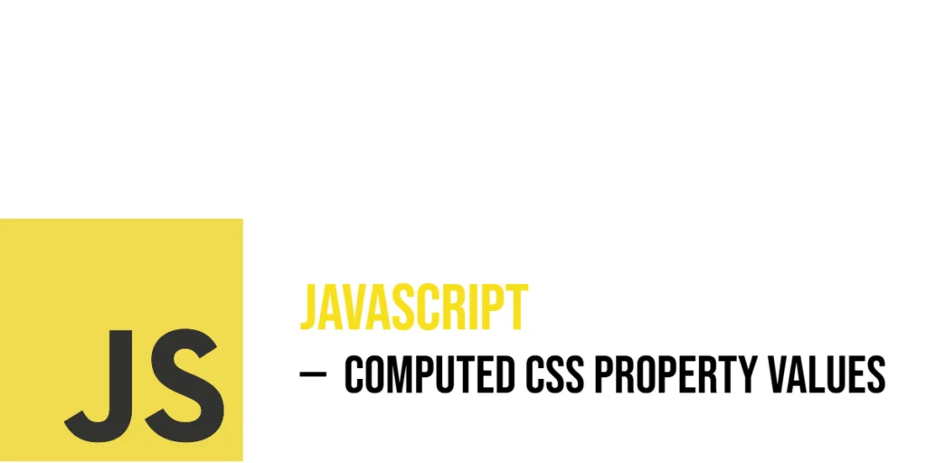 javascript css property