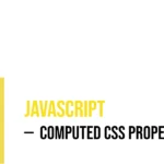 javascript css property