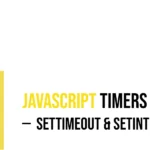 JavaScript timers