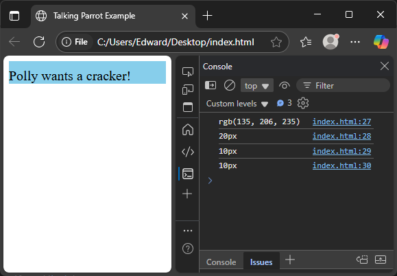 computed css