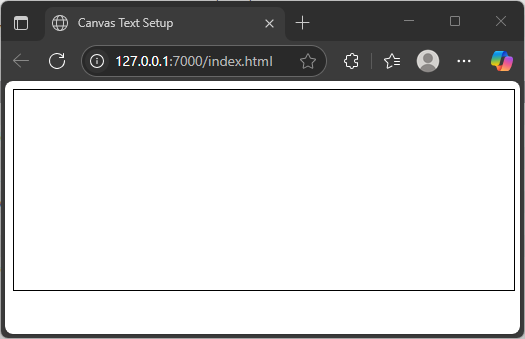 JavaScript Canvas: Drawing Text