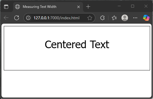 JavaScript Canvas: Drawing Text