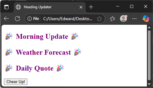 Heading Updater 2