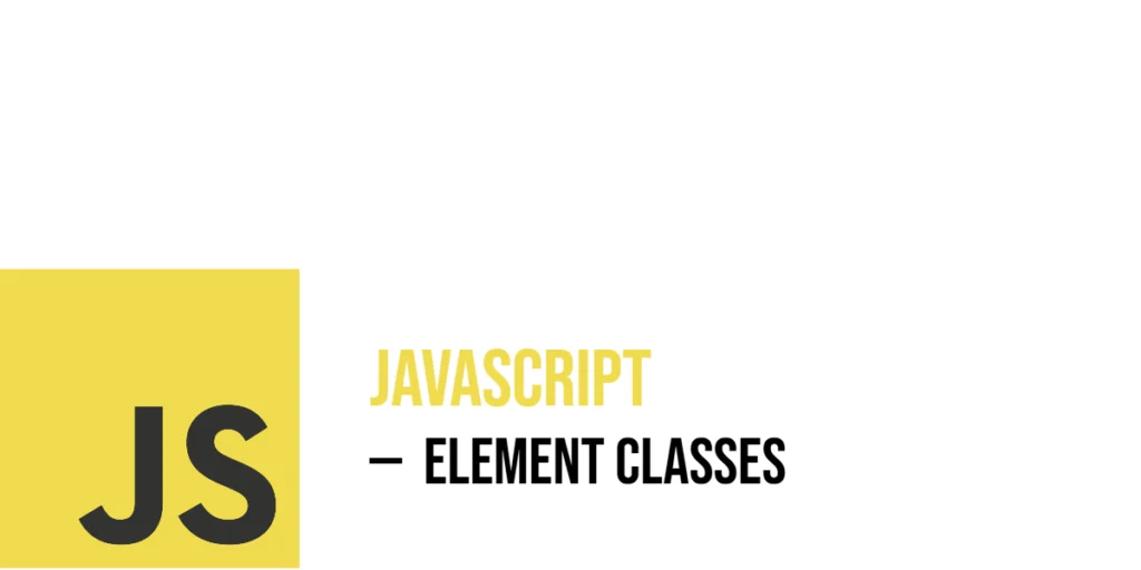javascript element classes