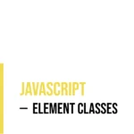 javascript element classes