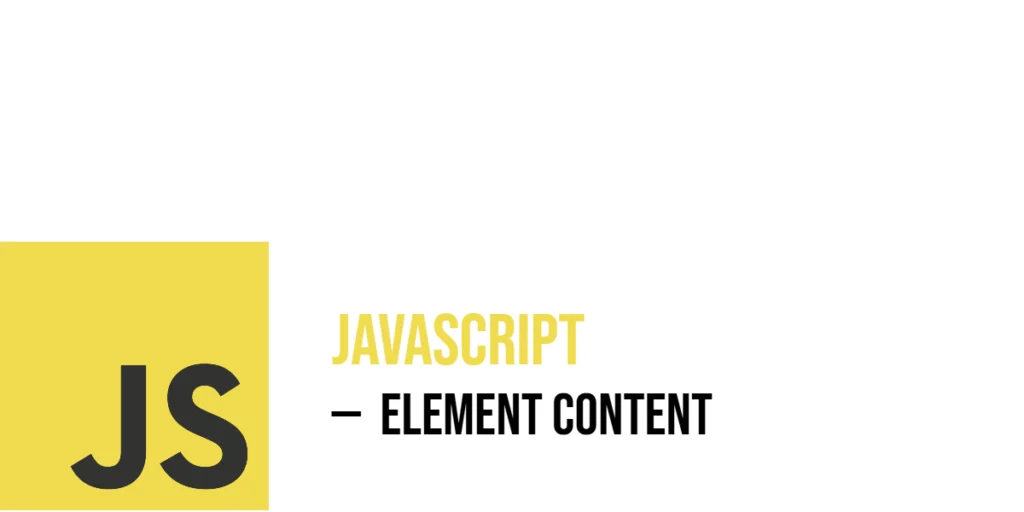 JavaScript Element Content
