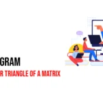 C++ Program to Find Lower Triangle of a Matrix