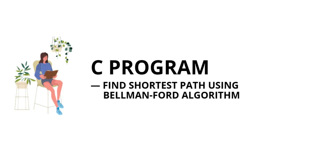 C Program to Find Shortest Path Using Bellman-Ford Algorithm