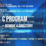 C Program to Remove a Directory