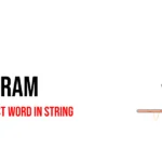 C Program to Find Largest Word in String