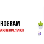 Dart Program to Implement Exponential Search