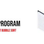 Java Program to Implement Bubble Sort