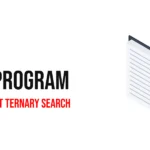 Java Program to Implement Ternary Search
