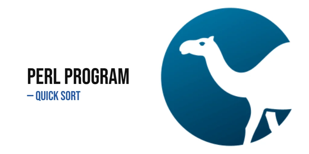 Perl Program to Implement Quick Sort