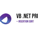 VB .NET Program to Implement Insertion Sort