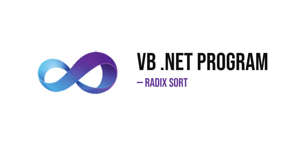 VB .NET Program to Implement Radix Sort