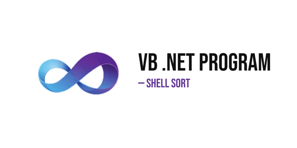 VB .NET Program to Implement Shell Sort